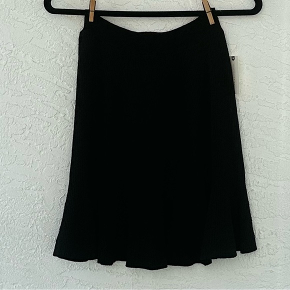 Anthropologie Dresses & Skirts - Anthropologie Maeve Ribbed Skirt Medium Black NWT